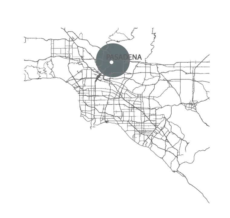 Site location map — Pasadena, California